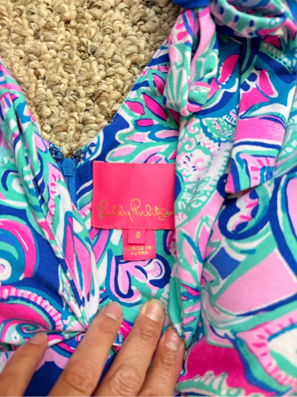 Lilly Pulitzer Living the Dream |Maxine Midi Dress | Size 6 | EUC - Picture 10 of 14